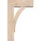 Ekena Millwork Thorton Block Smooth Bracket w/ Offset Brace, Douglas Fir, 5 1/2"W x 14"D x 22"H BKT0604X14X22THR05SDF - alternate 2